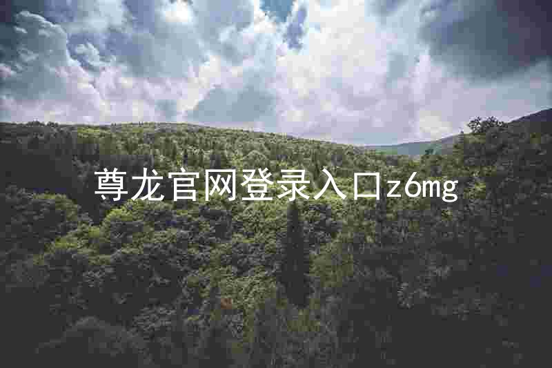 尊龙官网登录入口z6mg