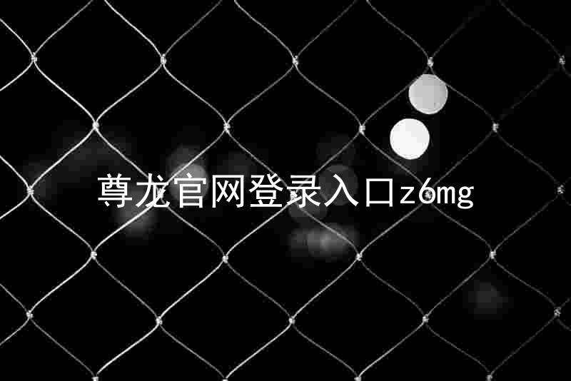 尊龙官网登录入口z6mg